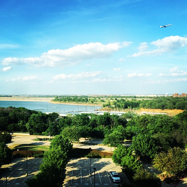 Pretty view from my hotel room in #dallas #texas