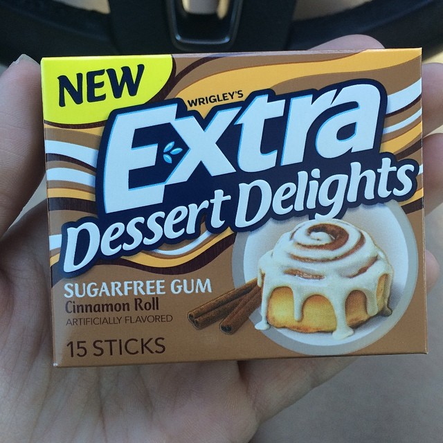 I finally found it, and it's better than I imagined  #dessertgum #cinnamonrollgum #srsly #gumaddict #sogoodwhenithitsyourlips
