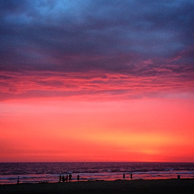Fiery #sunset over #PacificBeach #SanDiego